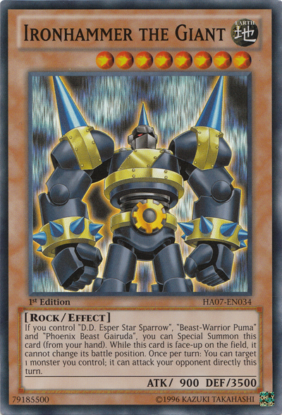 Ironhammer the Giant [HA07-EN034] Super Rare | Jomio and Rueliete's Cards and Comics