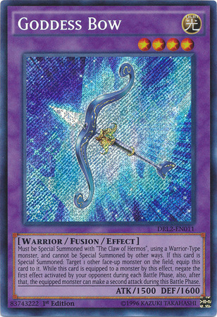 Goddess Bow [DRL2-EN011] Secret Rare | Jomio and Rueliete's Cards and Comics