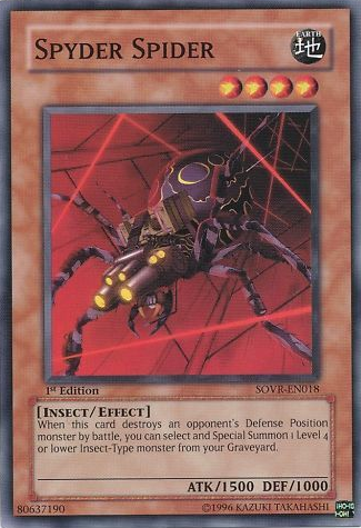 Spyder Spider [SOVR-EN018] Common | Jomio and Rueliete's Cards and Comics