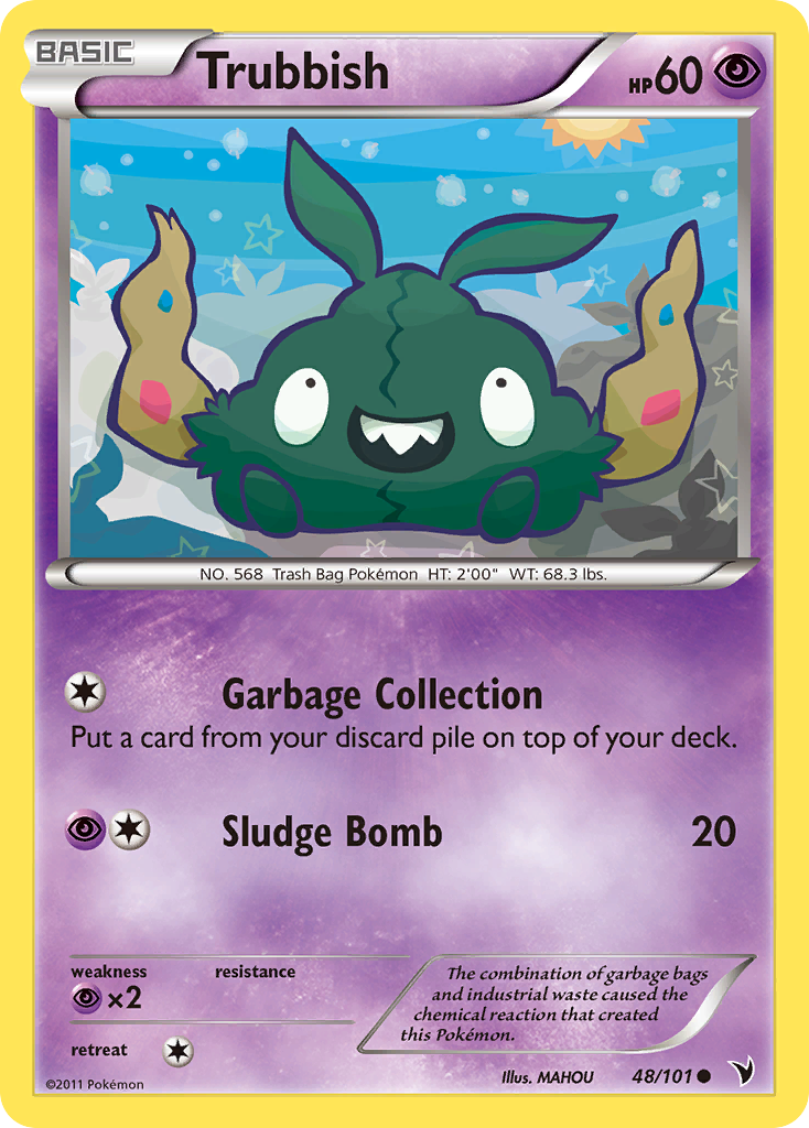 Trubbish (48/101) [Black & White: Noble Victories] | Jomio and Rueliete's Cards and Comics