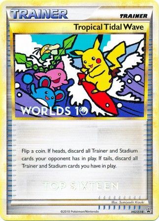 Tropical Tidal Wave (HGSS18) (Top 16) [HeartGold & SoulSilver: Black Star Promos] | Jomio and Rueliete's Cards and Comics