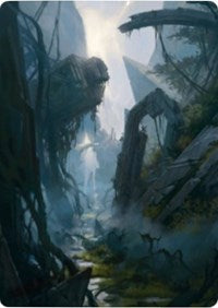 Swamp 2 Art Card [Zendikar Rising Art Series] | Jomio and Rueliete's Cards and Comics