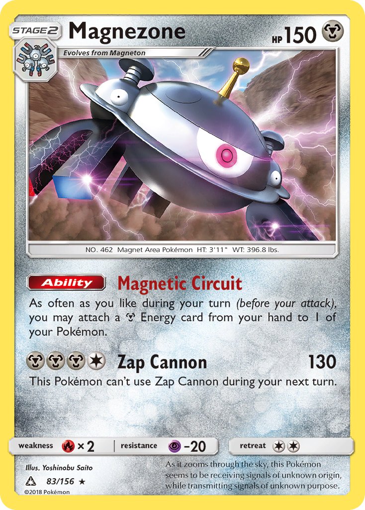 Magnezone (83/156) (Prerelease Kit Exclusive) (Theme Deck Exclusive) [Sun & Moon: Ultra Prism] | Jomio and Rueliete's Cards and Comics