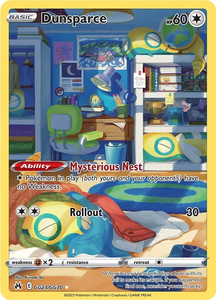 Dunsparce (GG23/GG70) [Sword & Shield: Crown Zenith] | Jomio and Rueliete's Cards and Comics