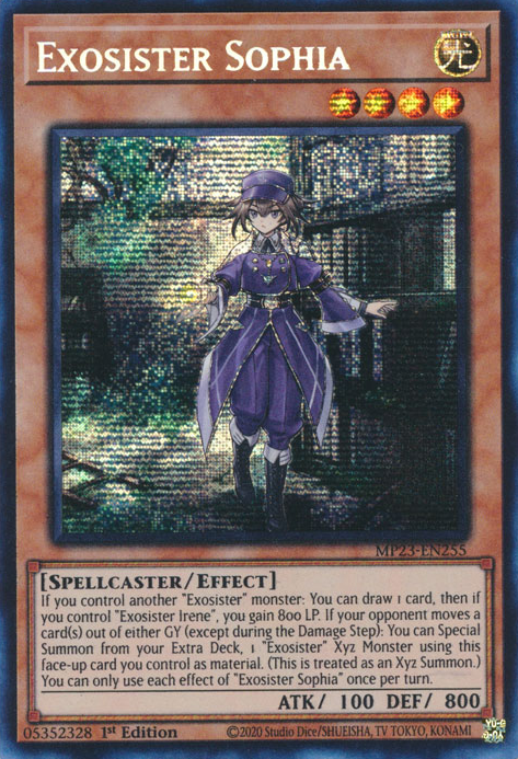 Exosister Sophia [MP23-EN255] Prismatic Secret Rare | Jomio and Rueliete's Cards and Comics