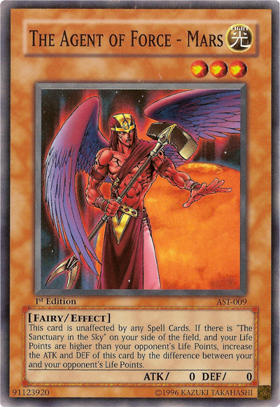 The Agent of Force - Mars [AST-009] Super Rare | Jomio and Rueliete's Cards and Comics