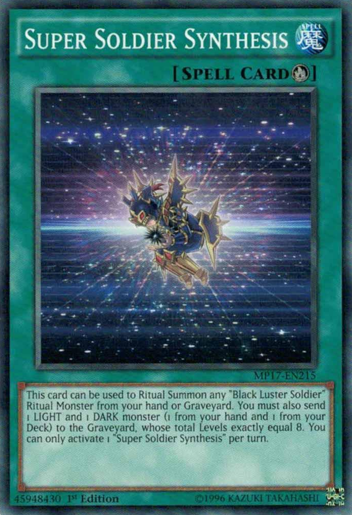 Super Soldier Synthesis [MP17-EN215] Common | Jomio and Rueliete's Cards and Comics