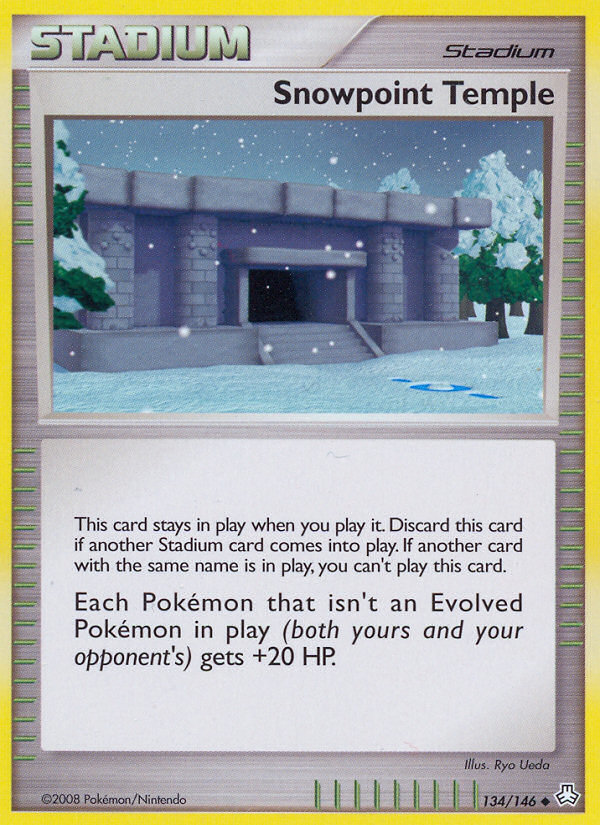 Snowpoint Temple (134/146) [Diamond & Pearl: Legends Awakened] | Jomio and Rueliete's Cards and Comics