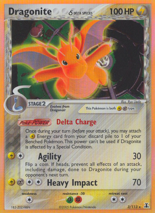 Dragonite (3/113) (Delta Species) [EX: Delta Species] | Jomio and Rueliete's Cards and Comics