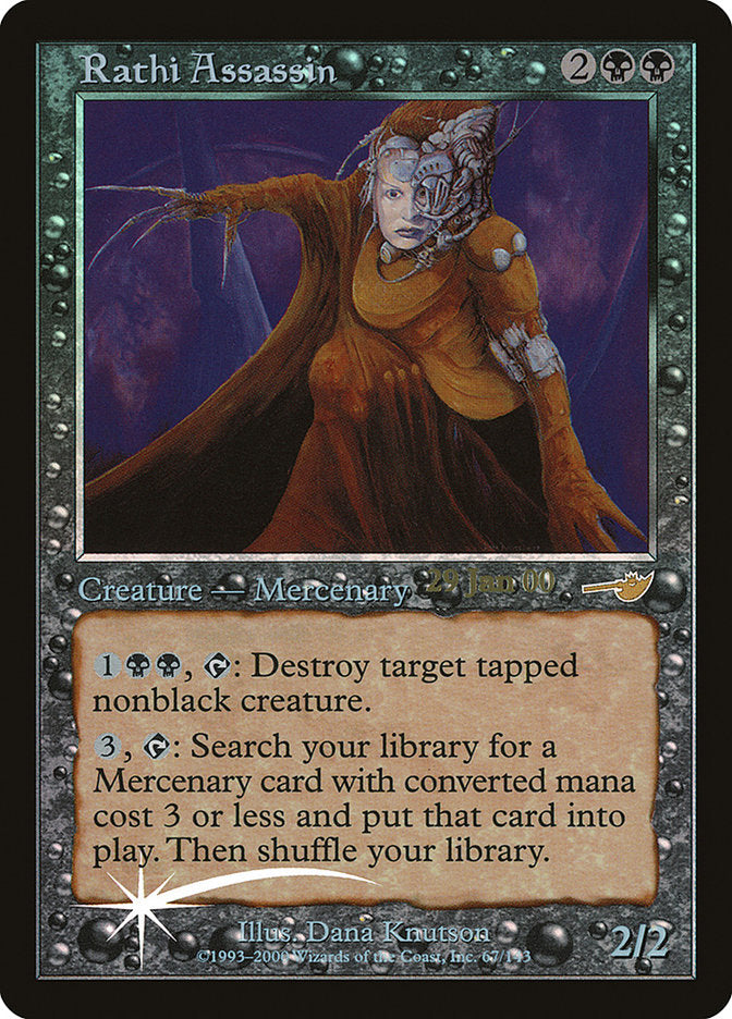 Rathi Assassin [Nemesis Promos] | Jomio and Rueliete's Cards and Comics
