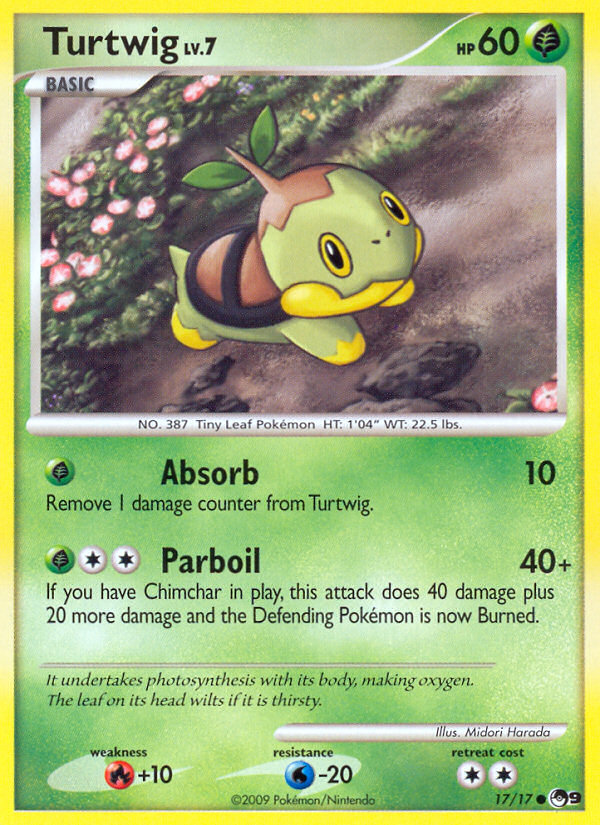 Turtwig (17/17) [POP Series 9] | Jomio and Rueliete's Cards and Comics