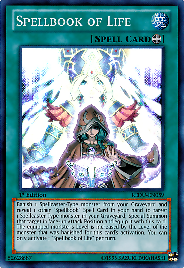 Spellbook of Life [REDU-EN059] Super Rare | Jomio and Rueliete's Cards and Comics