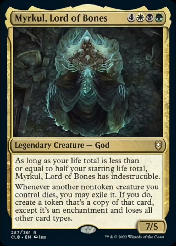 Myrkul, Lord of Bones [Commander Legends: Battle for Baldur's Gate] | Jomio and Rueliete's Cards and Comics