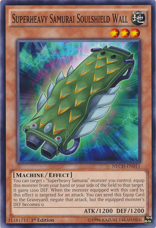 Superheavy Samurai Soulshield Wall [NECH-EN011] Common | Jomio and Rueliete's Cards and Comics