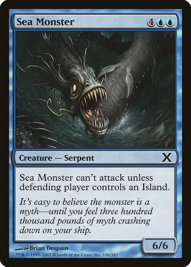 Sea Monster [Tenth Edition] | Jomio and Rueliete's Cards and Comics