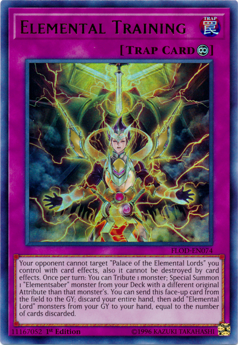 Elemental Training [FLOD-EN074] Ultra Rare | Jomio and Rueliete's Cards and Comics