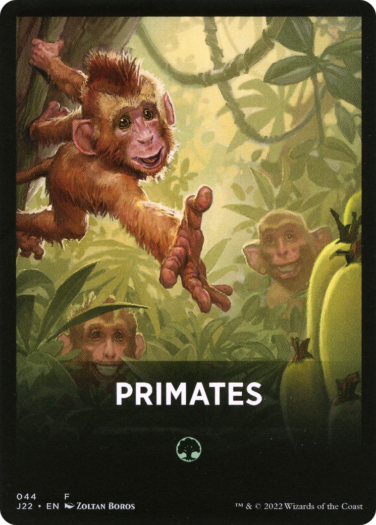 Primates Theme Card [Jumpstart 2022 Front Cards] | Jomio and Rueliete's Cards and Comics