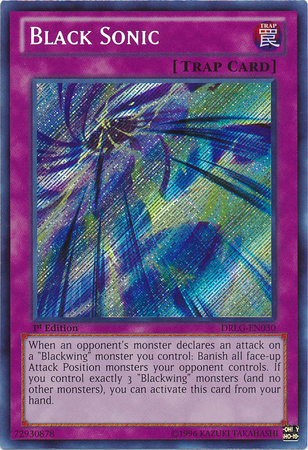 Black Sonic [DRLG-EN030] Secret Rare | Jomio and Rueliete's Cards and Comics