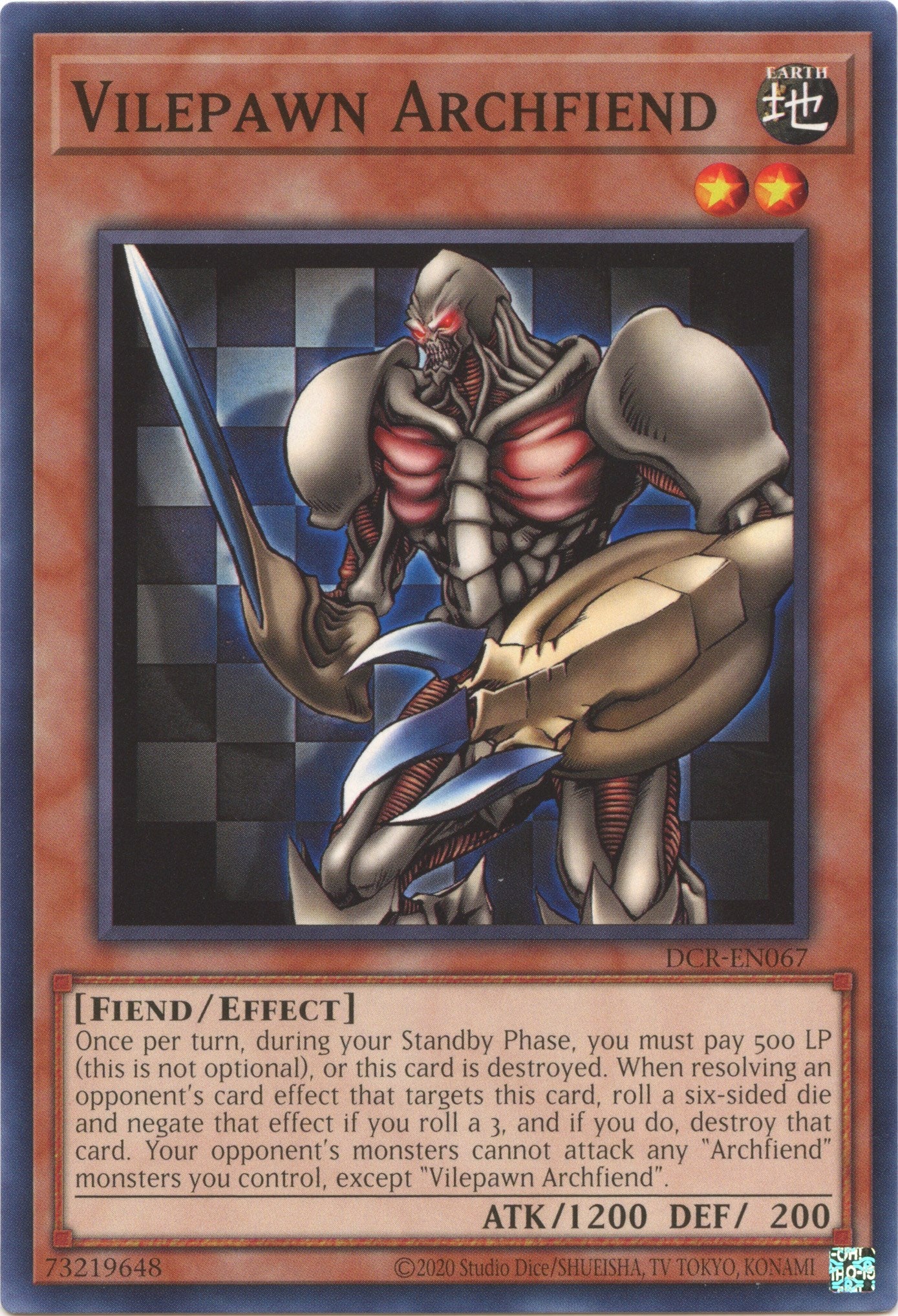 Vilepawn Archfiend (25th Anniversary) [DCR-EN067] Common | Jomio and Rueliete's Cards and Comics