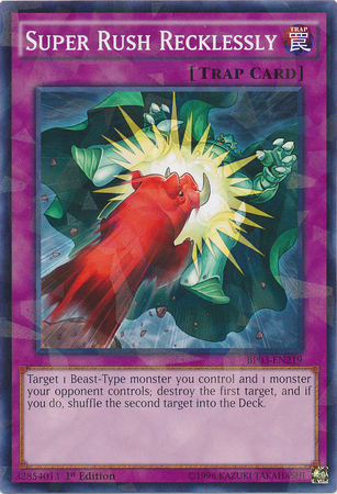 Super Rush Recklessly (Shatterfoil) [BP03-EN219] Common | Jomio and Rueliete's Cards and Comics