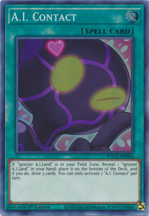 A.I. Contact [ETCO-EN056] Super Rare | Jomio and Rueliete's Cards and Comics