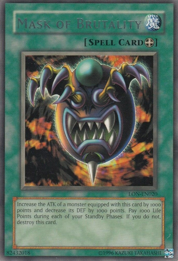Mask of Brutality [LON-EN020] Rare | Jomio and Rueliete's Cards and Comics