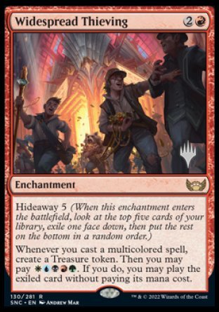 Widespread Thieving (Promo Pack) [Streets of New Capenna Promos] | Jomio and Rueliete's Cards and Comics