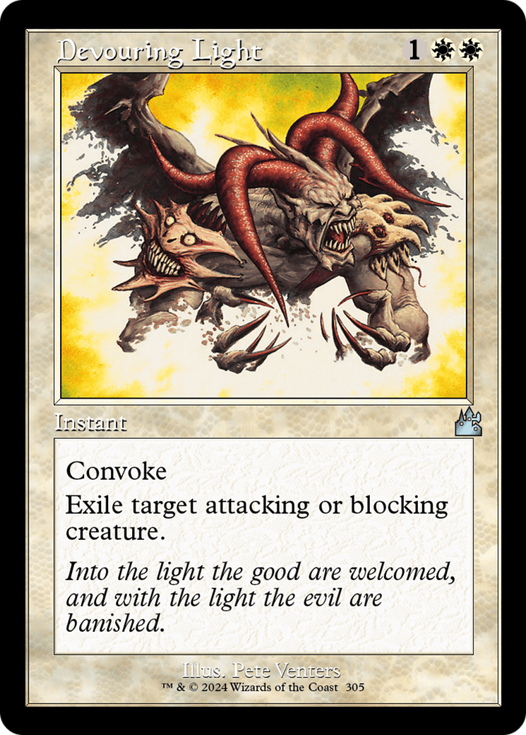 Devouring Light (Retro Frame) [Ravnica Remastered] | Jomio and Rueliete's Cards and Comics