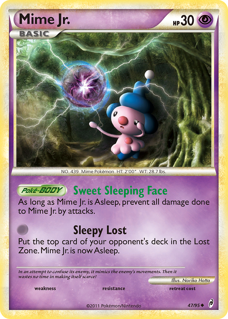 Mime Jr. (47/95) [HeartGold & SoulSilver: Call of Legends] | Jomio and Rueliete's Cards and Comics