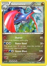 Salamence (57/108) (Cosmos Holo) (Blister Exclusive) [XY: Roaring Skies] | Jomio and Rueliete's Cards and Comics