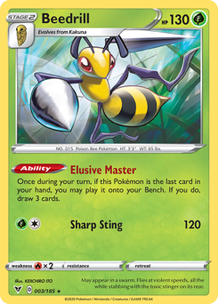 Beedrill (003/185) [Sword & Shield: Vivid Voltage] | Jomio and Rueliete's Cards and Comics