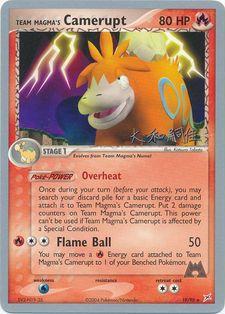 Team Magma's Camerupt (19/95) (Magma Spirit - Tsuguyoshi Yamato) [World Championships 2004] | Jomio and Rueliete's Cards and Comics