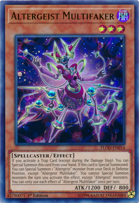 Altergeist Multifaker [FLOD-EN014] Ultra Rare | Jomio and Rueliete's Cards and Comics