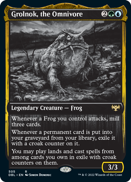 Grolnok, the Omnivore [Innistrad: Double Feature] | Jomio and Rueliete's Cards and Comics