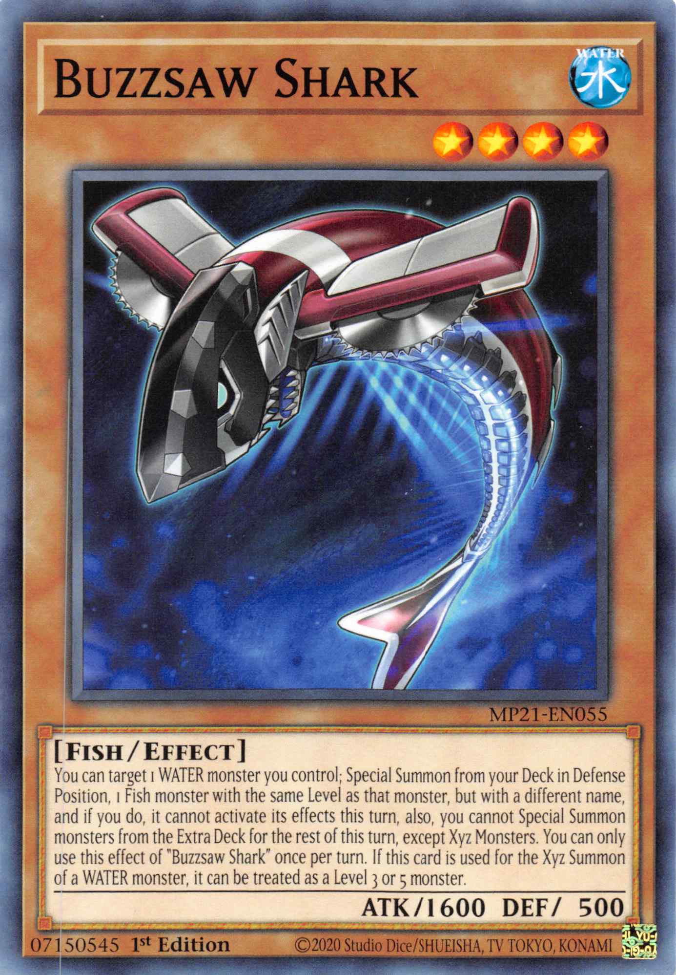 Buzzsaw Shark [MP21-EN055] Common | Jomio and Rueliete's Cards and Comics