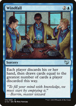 Windfall [Commander 2015] | Jomio and Rueliete's Cards and Comics
