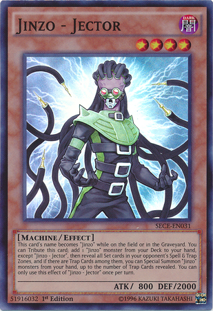 Jinzo - Jector [SECE-EN031] Super Rare | Jomio and Rueliete's Cards and Comics