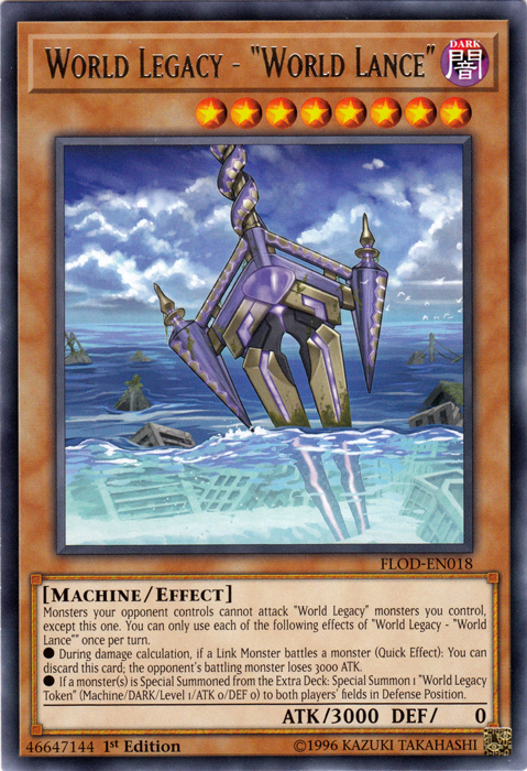 World Legacy - "World Lance" [FLOD-EN018] Rare | Jomio and Rueliete's Cards and Comics