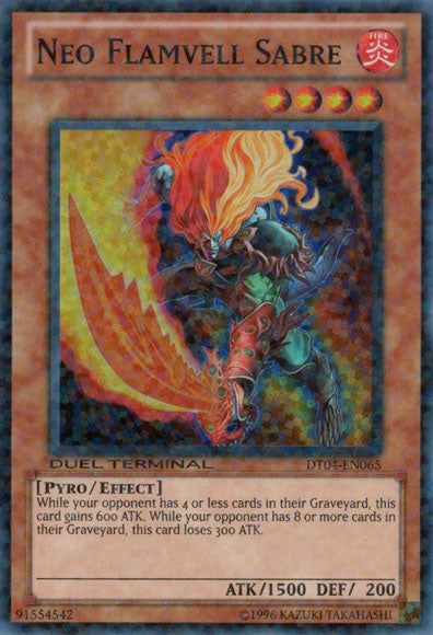 Neo Flamvell Sabre [DT04-EN065] Super Rare | Jomio and Rueliete's Cards and Comics