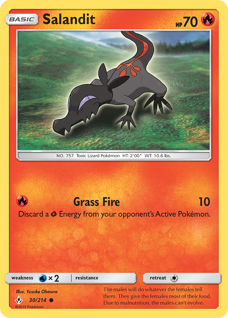 Salandit (30/214) [Sun & Moon: Unbroken Bonds] | Jomio and Rueliete's Cards and Comics