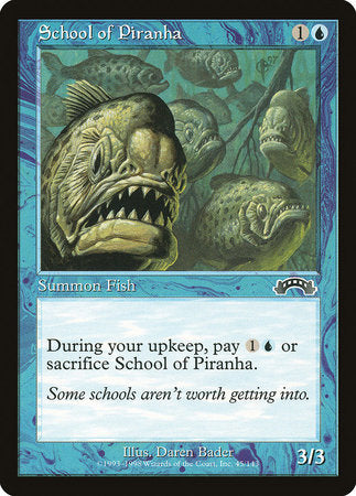 School of Piranha [Exodus] | Jomio and Rueliete's Cards and Comics