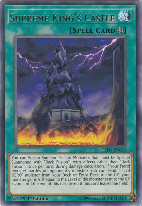 Supreme King's Castle [LED5-EN015] Rare | Jomio and Rueliete's Cards and Comics