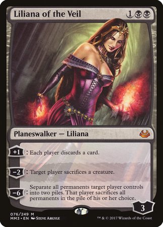 Liliana of the Veil [Modern Masters 2017] | Jomio and Rueliete's Cards and Comics