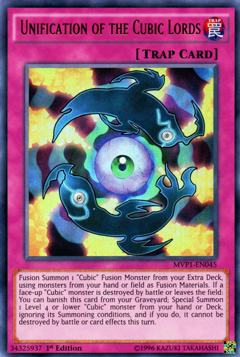 Unification of the Cubic Lords [MVP1-EN045] Ultra Rare | Jomio and Rueliete's Cards and Comics