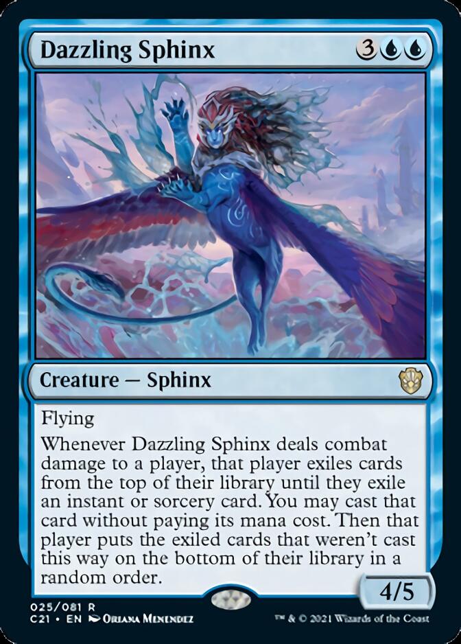 Dazzling Sphinx [Commander 2021] | Jomio and Rueliete's Cards and Comics