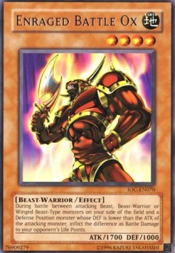 Enraged Battle Ox [IOC-EN070] Rare | Jomio and Rueliete's Cards and Comics