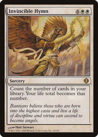 Invincible Hymn [Shards of Alara] | Jomio and Rueliete's Cards and Comics