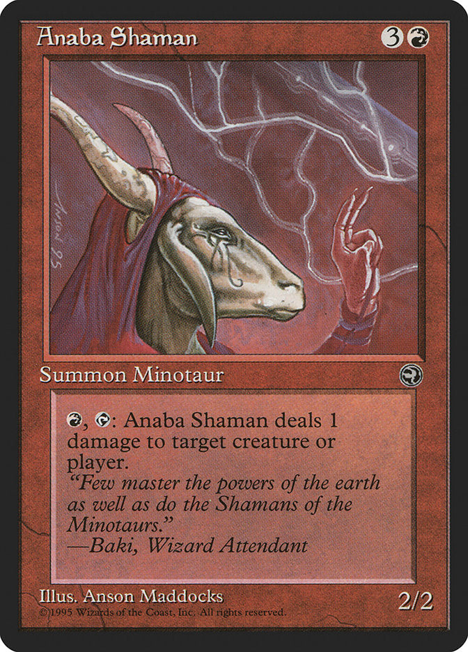 Anaba Shaman (Baki Flavor Text) [Homelands] | Jomio and Rueliete's Cards and Comics