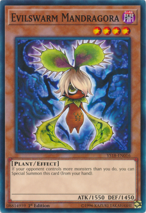 Evilswarm Mandragora [YS18-EN016] Common | Jomio and Rueliete's Cards and Comics