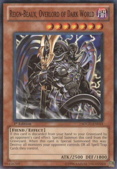 Reign-Beaux, Overlord of Dark World [SDGU-EN014] Common | Jomio and Rueliete's Cards and Comics